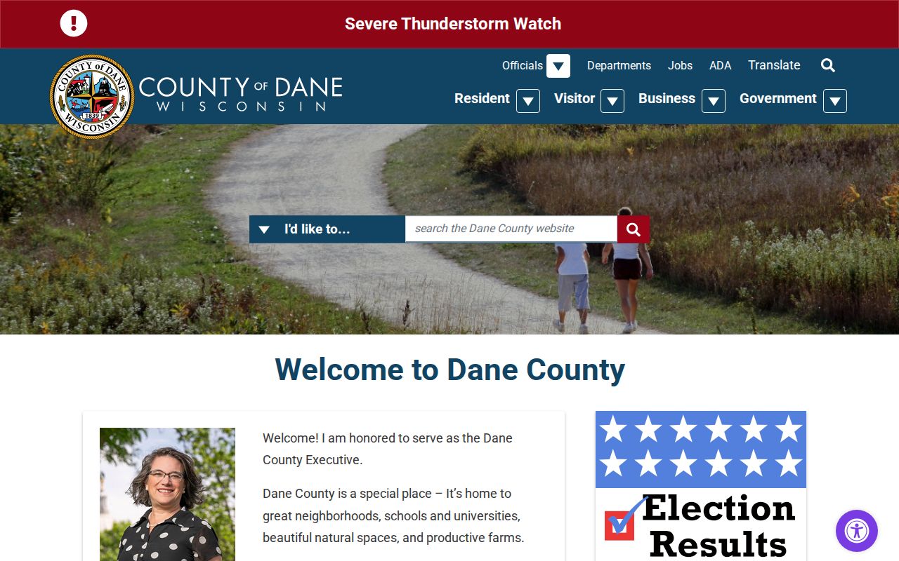 Official Dane County government website